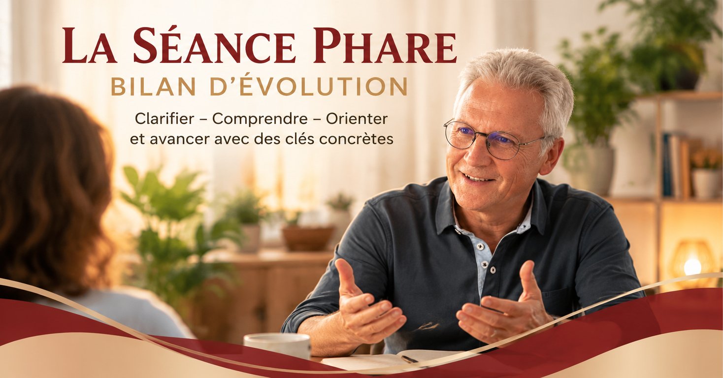 La Séance Phare, bilan d’évolution : clarifier, comprendre, orienter et avancer avec des clés concrètes